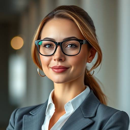Portret van een professionele zakenvrouw